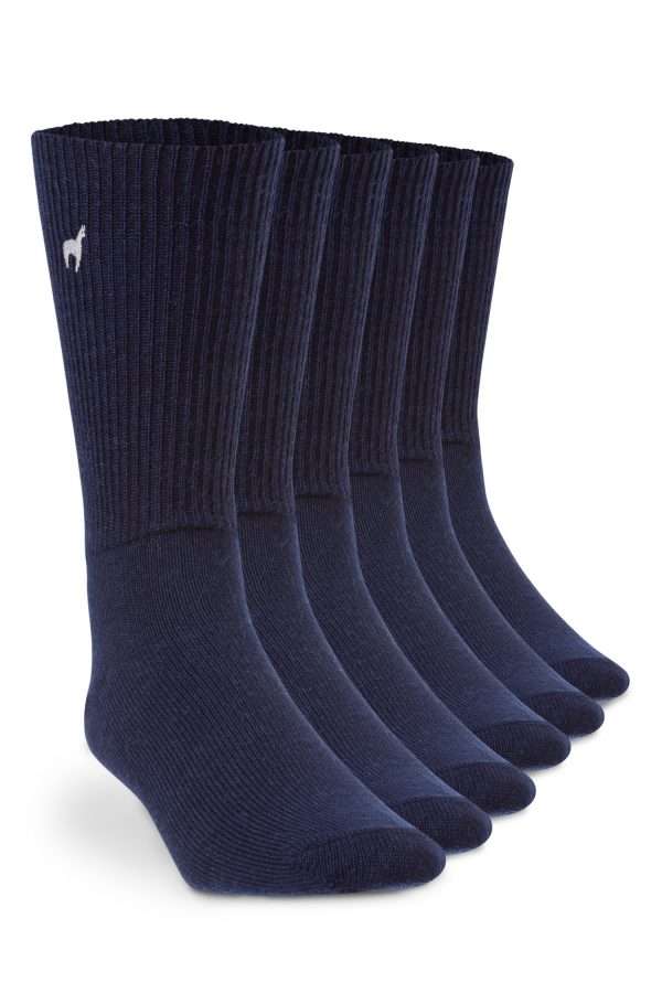 Alpakasoftsocken-blau