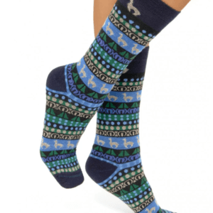 AlpakasockenCusco-royalblau